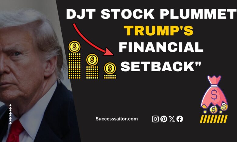 DJT Stock Plummets: Trump's Financial Setback