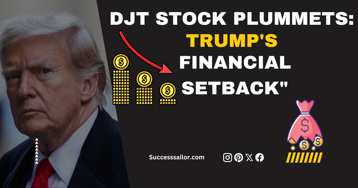 DJT Stock Plummets: Trump's Financial Setback