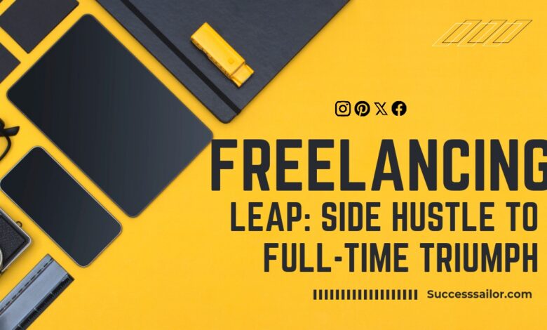 Freelancing Leap: Side Hustle to Full-Time Triumph