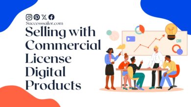 Selling with Commercial License Digital Products